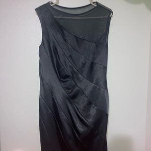 Black Satin Dress